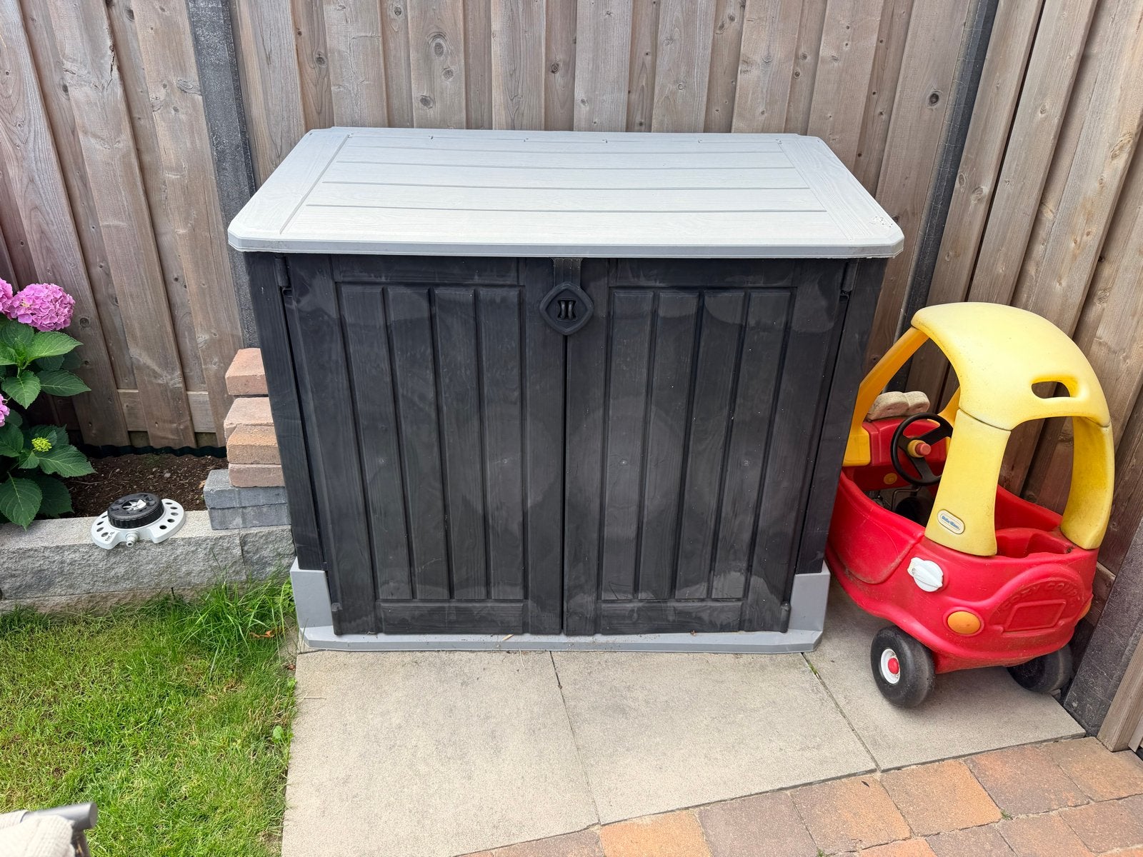 Keter Store It opbergbox voor tuinkussens en tuinmateriaal, Tuin en Terras, Ophalen, Gebruikt, Kunststof, Overige typen