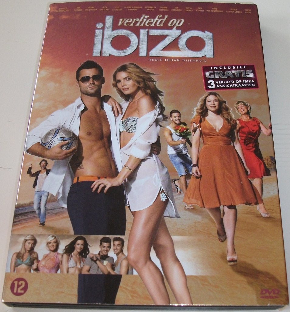 Dvd *** VERLIEFD OP IBIZA *** Inclusief 3 Ansichtkaarten, Vanaf 12 jaar, Ophalen of Verzenden, Zo goed als nieuw, Komedie