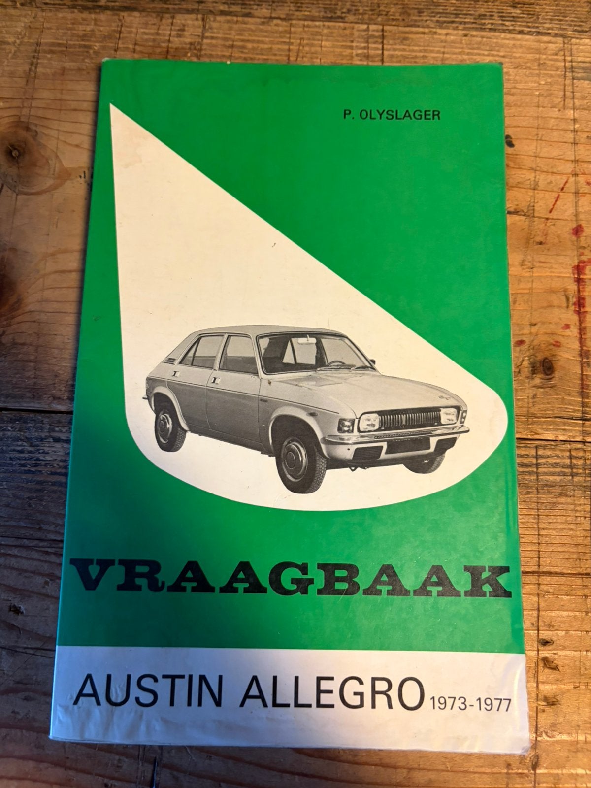 VRAAGBAAK AUSTIN ALLEGRO 1973-1971, Ophalen