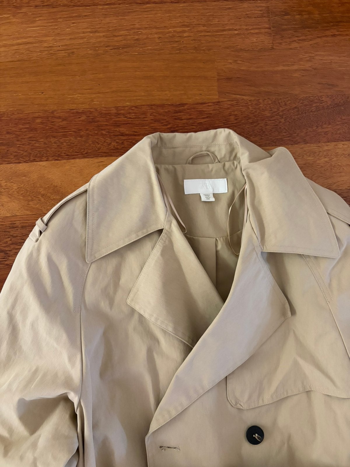 Zara trenchcoat beige, Verzenden, Beige, Zo goed als nieuw, Jasje