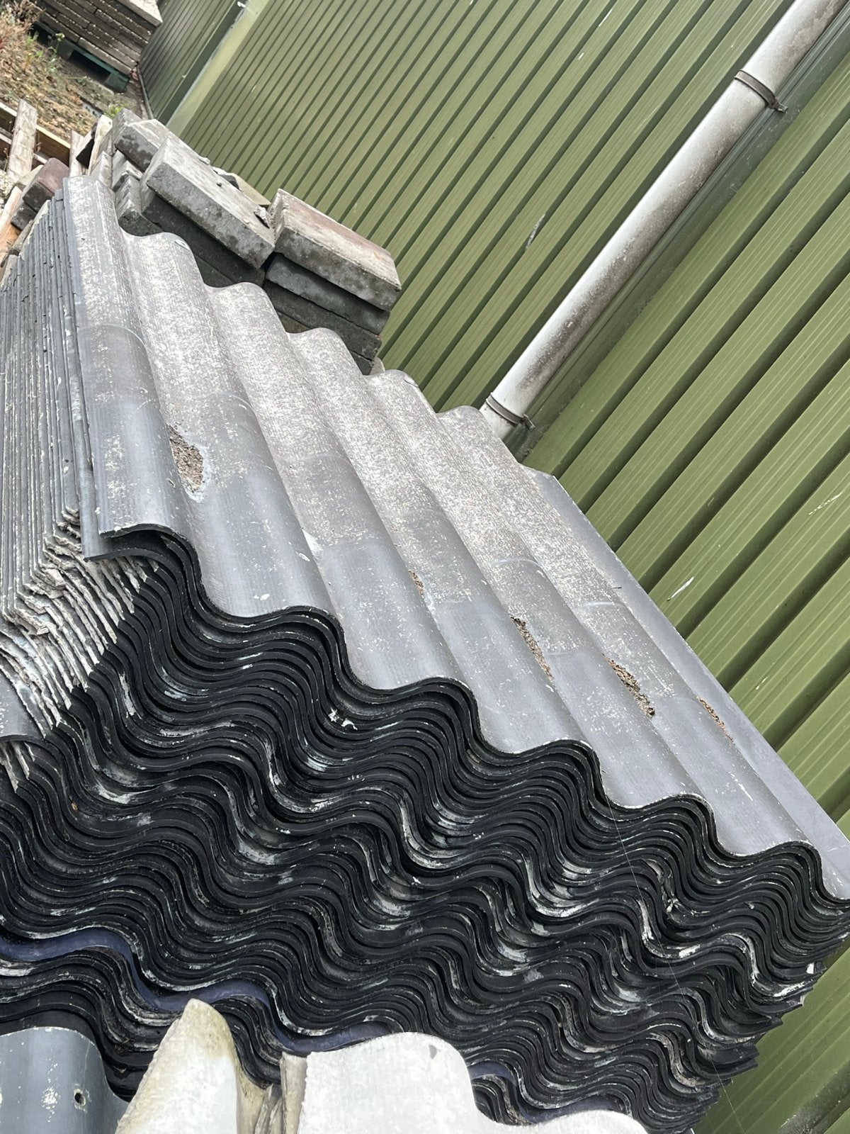 Golfplaten, asbestvrij, 1.53m lang, Doe-het-zelf en Verbouw, Ophalen, Overige materialen, Gebruikt, 15 m² of meer