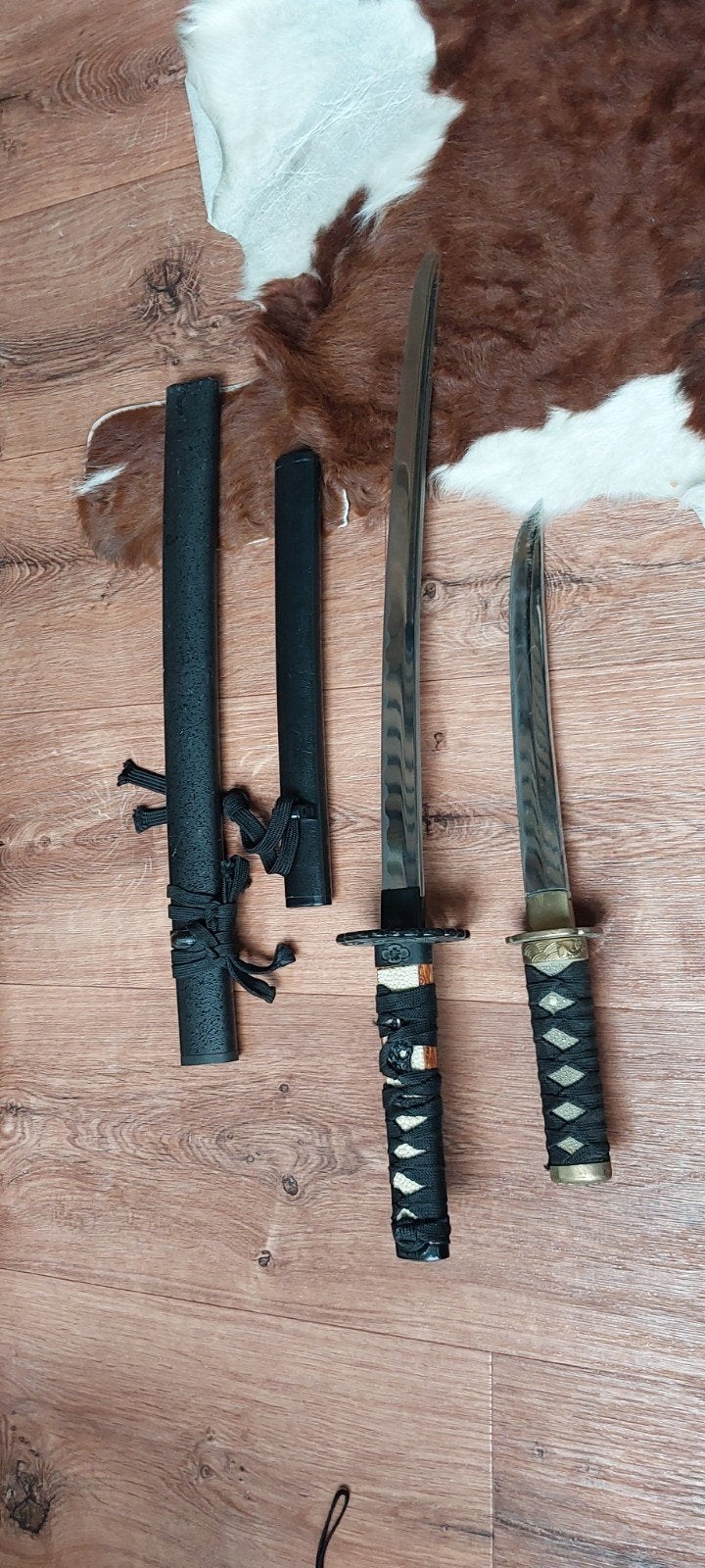 Japanse Katana en Wakizashi Zwaard Set - Decoratief, Ophalen of Verzenden, Gebruikt