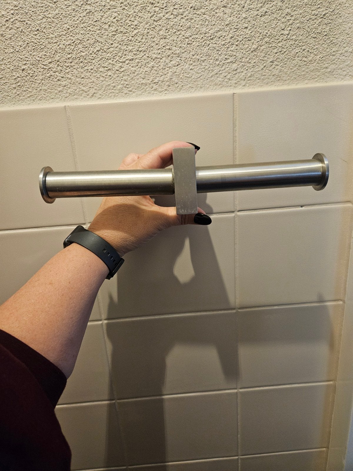 Zack RVS Toiletrolhouder - Modern en Duurzaam, Ophalen of Verzenden, Gebruikt, Zilver, Toilet-accessoire