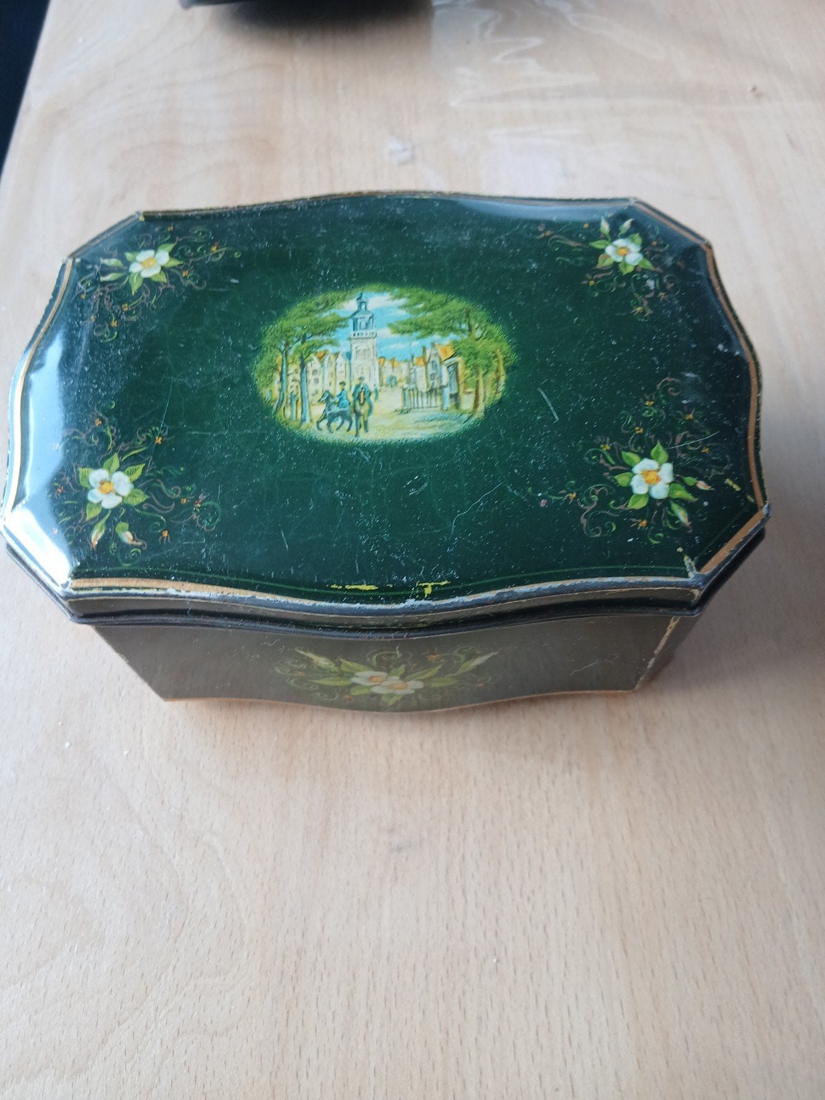 Douwe Egberts Pickwick theeblik, Ophalen of Verzenden, Gebruikt, Thee, Douwe Egberts