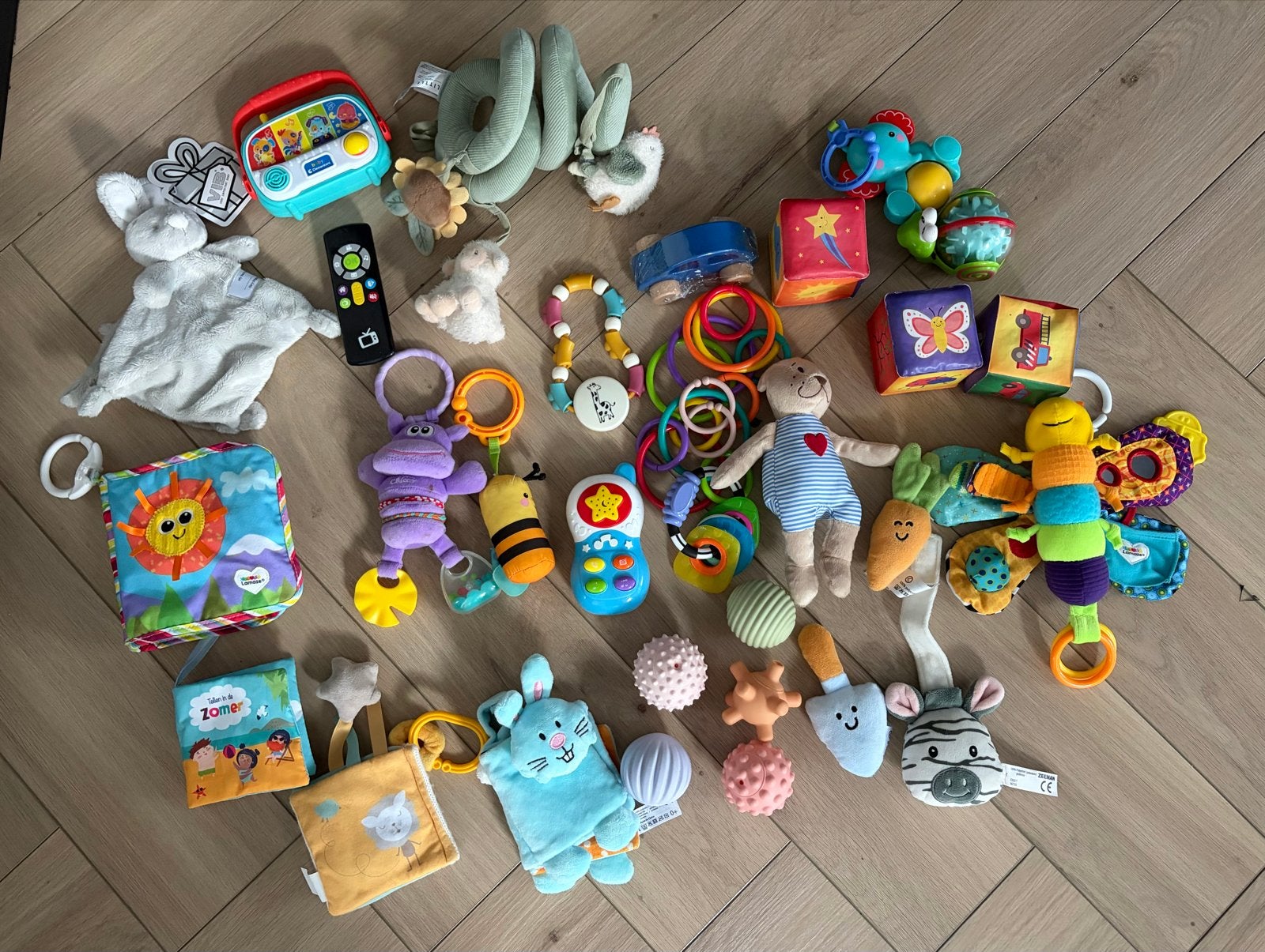 Partij baby speelgoed, Ophalen of Verzenden, Gebruikt, Babygym, Met geluid