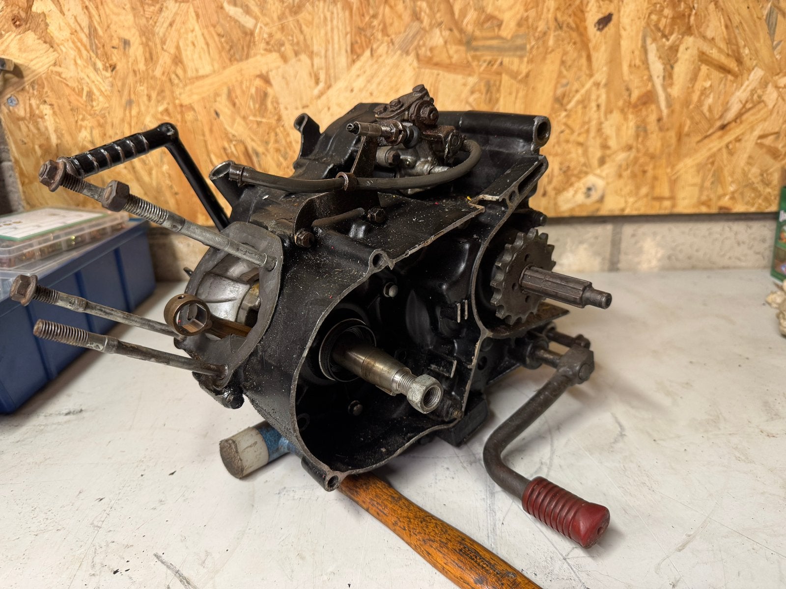 Honda Mt Mb Mtx AC01 50cc trapperblok 4 bak, Ophalen of Verzenden, Gebruikt, Blok