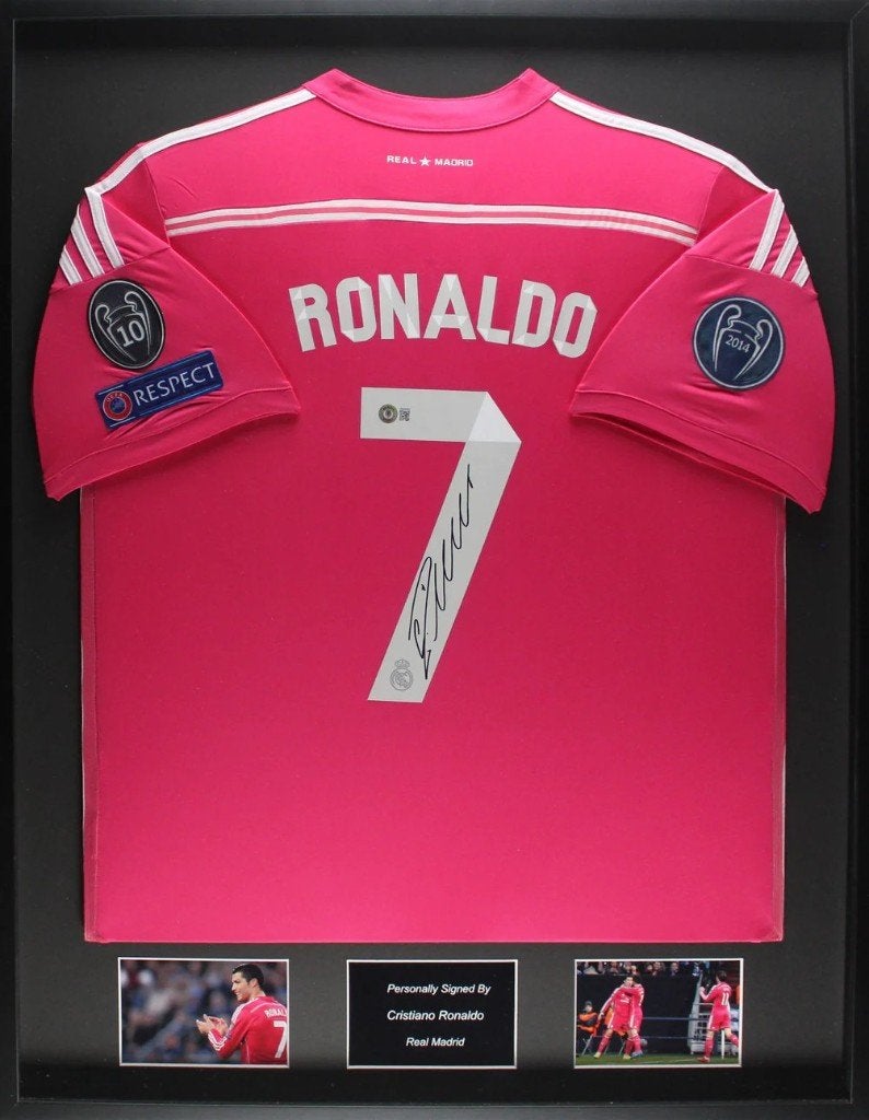 Cristiano Ronaldo Real Madrid 14/15 gesigneerd uit shirt, Buitenlandse clubs, Soccersignings.nl, Shirt, Nieuw