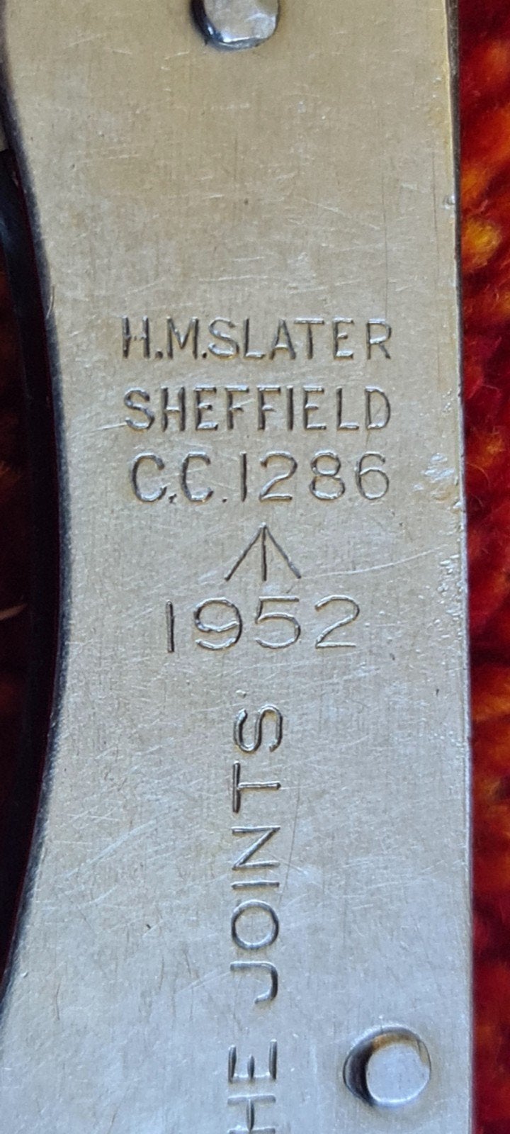 Vintage H.M. Slater Sheffield zakmes uit 1952, Antiek en Kunst, Ophalen of Verzenden