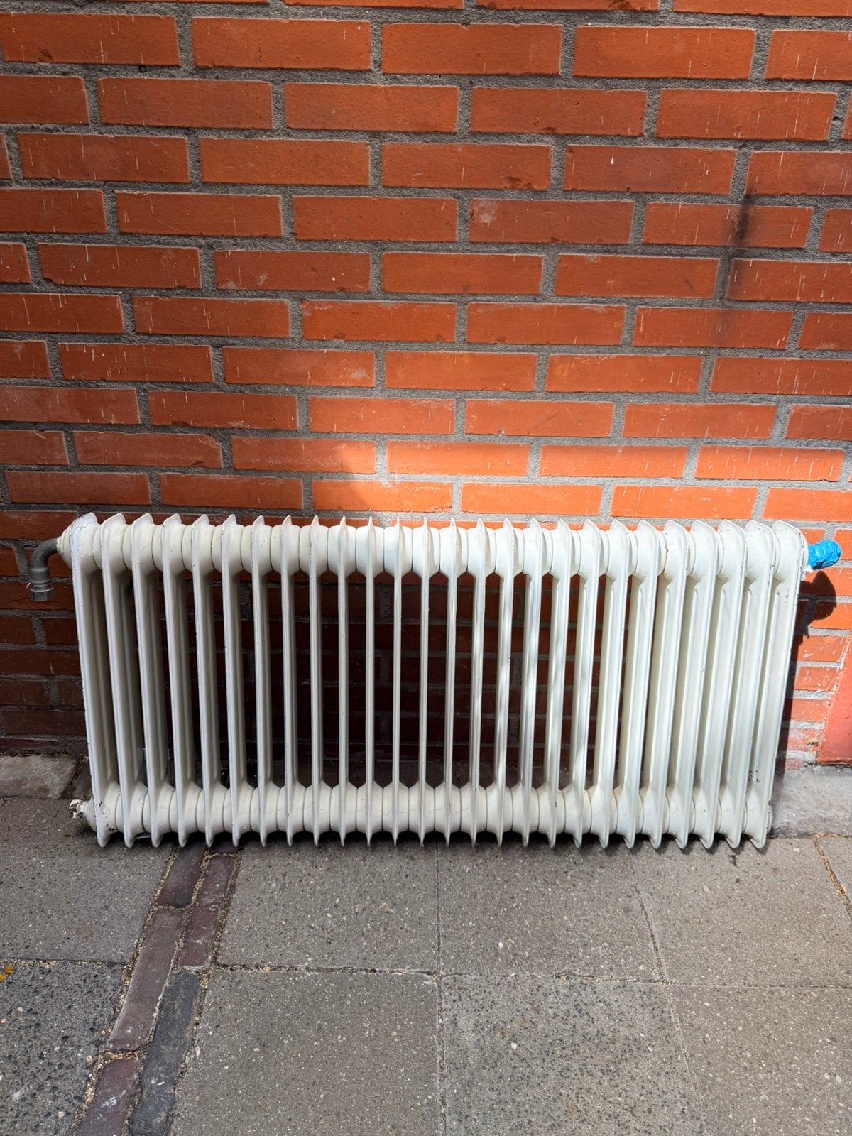 Gietijzeren designradiator, Doe-het-zelf en Verbouw, Verwarming en Radiatoren, Zo goed als nieuw, Radiator, 80 cm of meer, Minder dan 60 cm