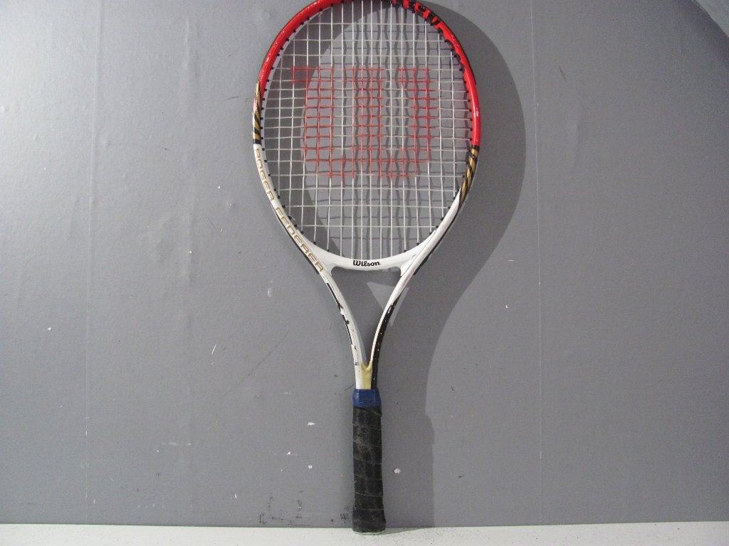 kinder tennisracket van Wilson met hoes roger federer de 25, L00, Ophalen of Verzenden, Zo goed als nieuw, Wilson