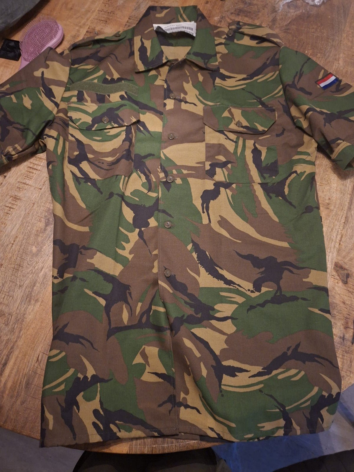 Nederlands Militair Camouflage Shirt - Wahler 2000, Kleding | Heren, Ophalen of Verzenden, Gedragen, Wahler 2000