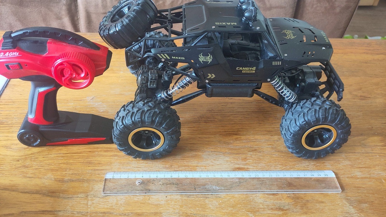 RC Rock Crawler met extra batterij - Zo goed als nieuw, Hobby en Vrije tijd, Elektro, Auto offroad, Ophalen of Verzenden, Zo goed als nieuw