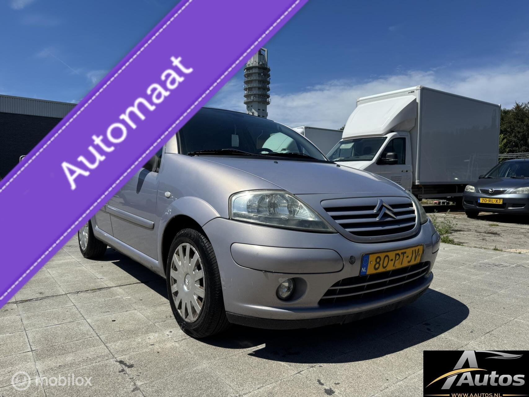 Citroen C3 1.4i Exclusive- Nw distributie, Auto's, Bedrijf, Startonderbreker, Zilver of Grijs, 1176 kg