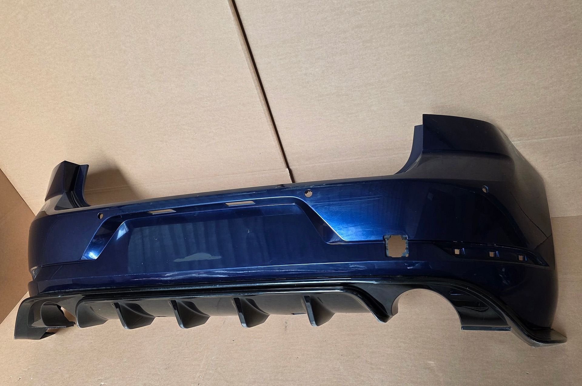 Achterbumper VW Golf 7 VII 7.5 GTI TCR Facelift 5G6807421BK, Auto-onderdelen, Carrosserie en Plaatwerk, Gebruikt, -, Volkswagen