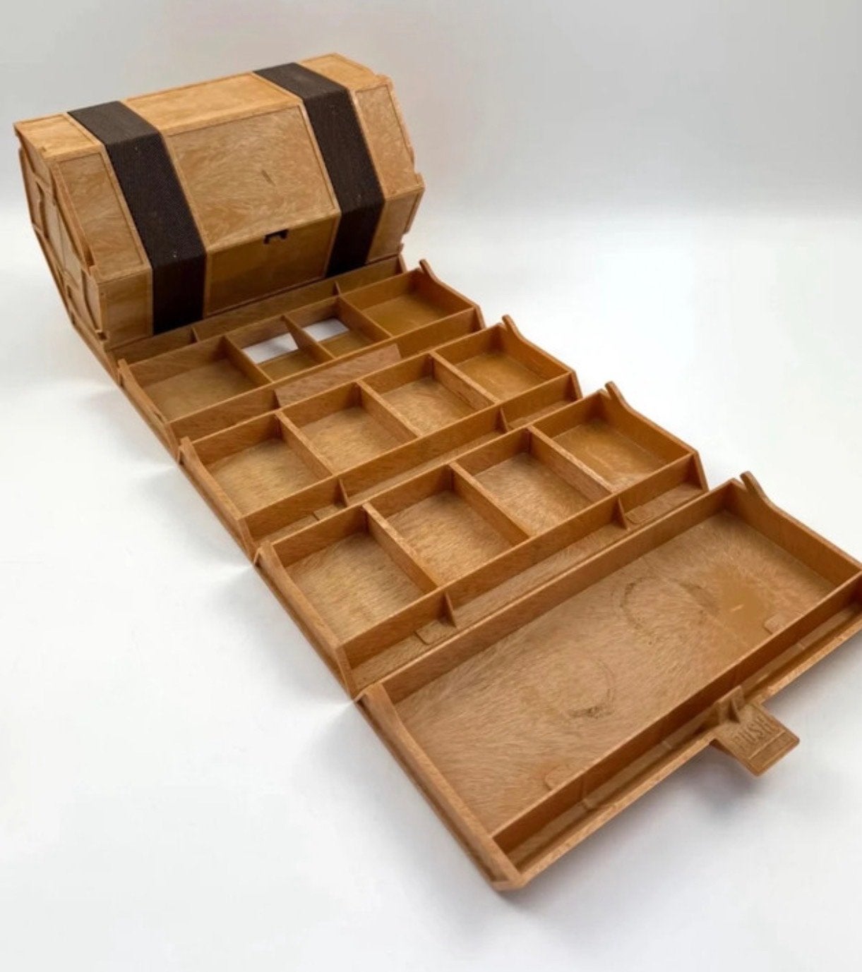 Vintage Rolykit opbergdoos - Opvouwbaar en compact, Hobby en Vrije tijd, Ophalen of Verzenden, Gebruikt