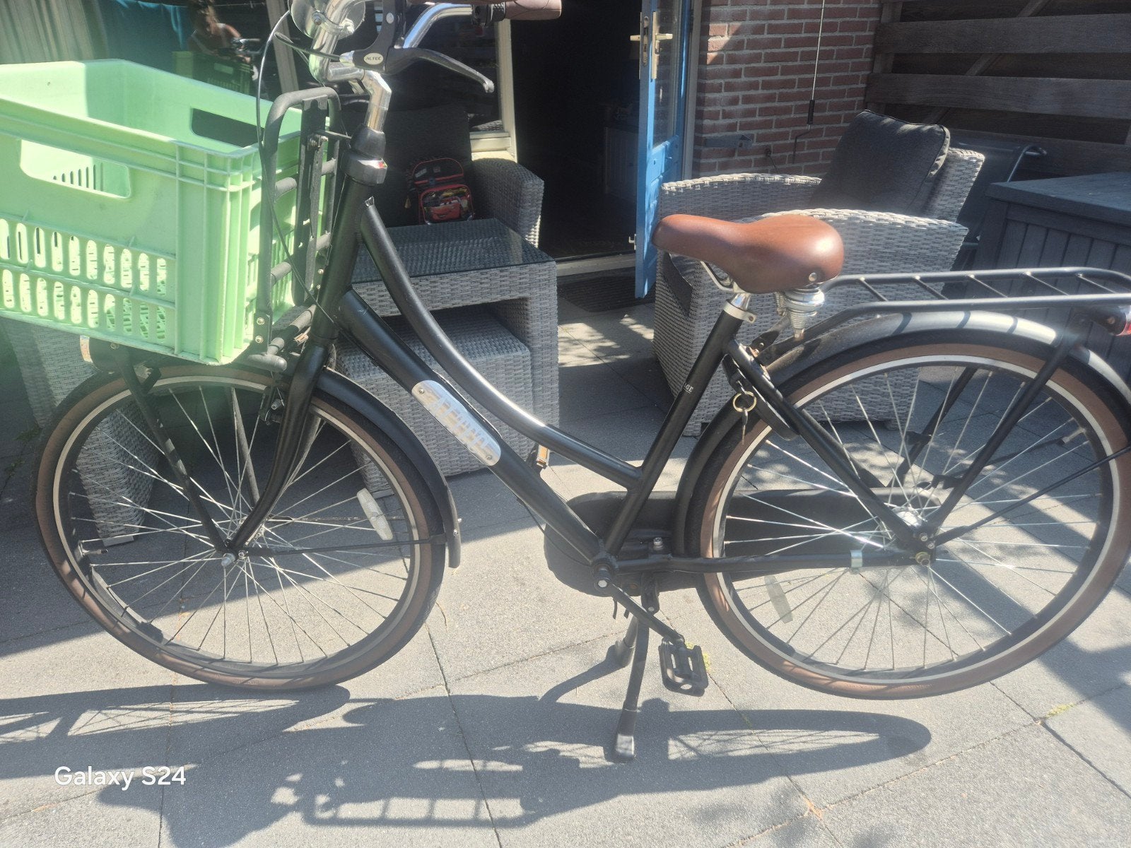 altec meisjes fiets zwart 28 inc, Ophalen, Zo goed als nieuw
