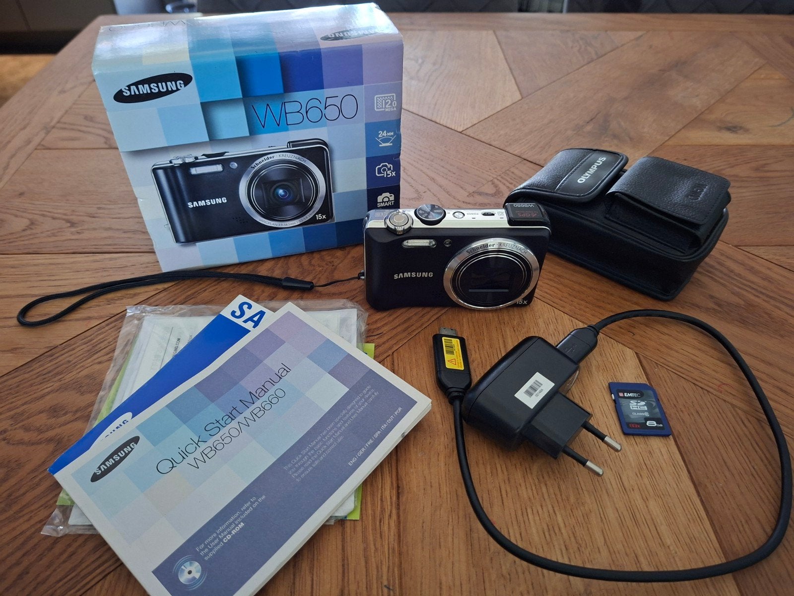 Samsung WB650 Compactcamera met 15x optische zoom, Ophalen, Gebruikt, Compactcamera, Samsung