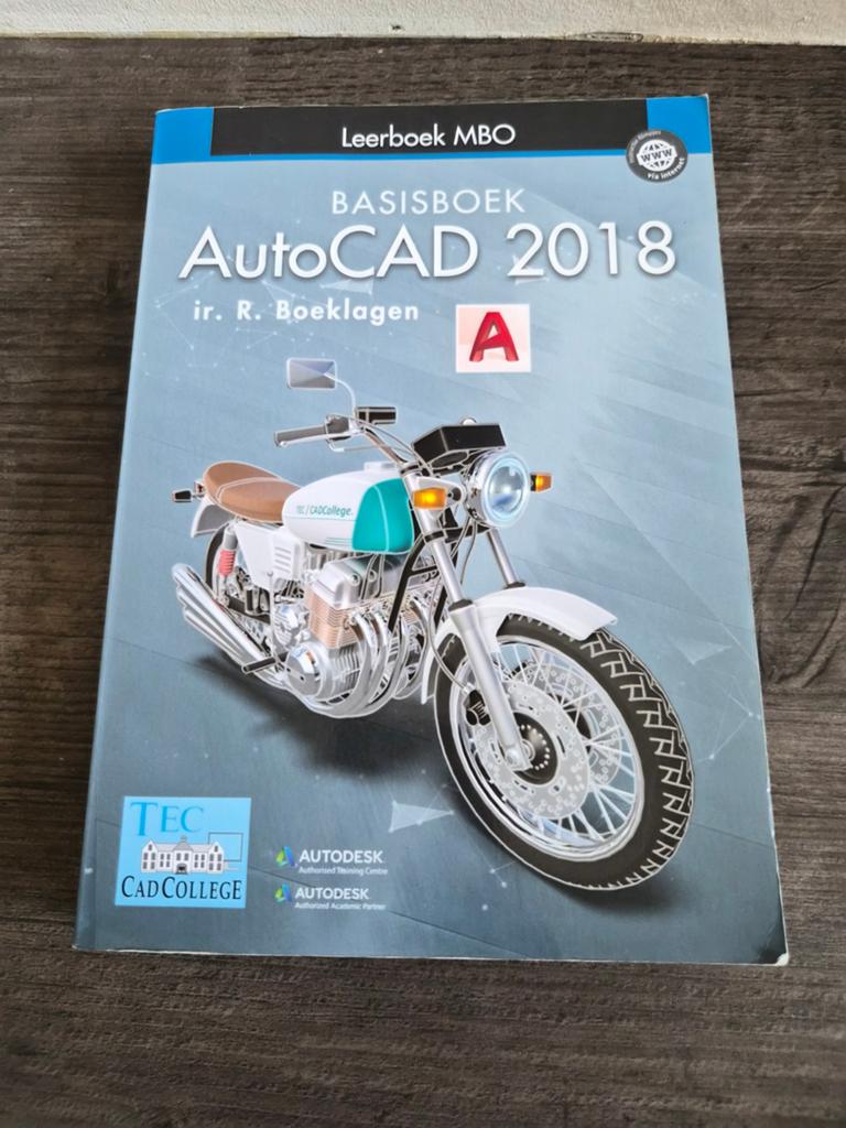 Nieuw Basisboek AutoCAD 2018 MBO - ir. R. Boeklagen, Boeken, Studieboeken en Cursussen, Nieuw, Ophalen of Verzenden, MBO, Ir. R. Boeklagen