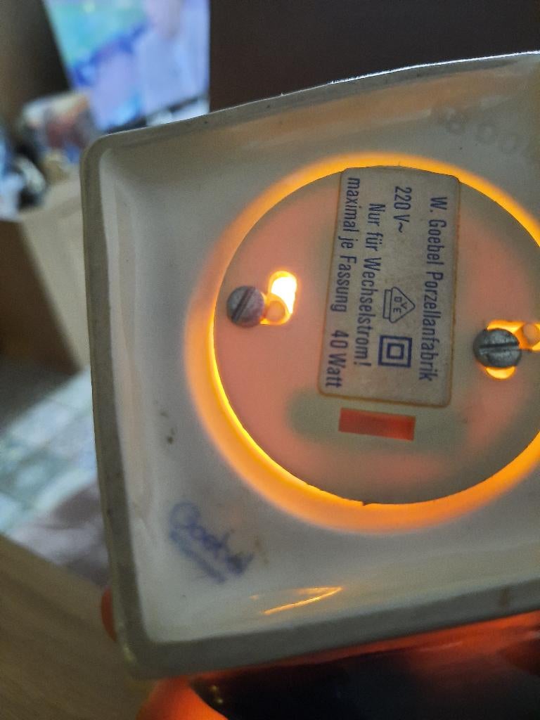 Lamp parfum Goebel uil, Ophalen of Verzenden, Gebruikt, Dier