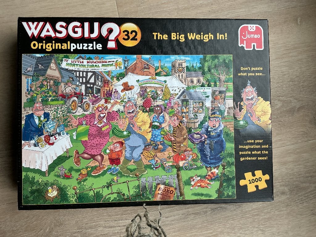Wasgij legpuzzel THE BIG WEIGH IN! 1000 stukjes, Ophalen, 500 t/m 1500 stukjes, Zo goed als nieuw, Legpuzzel