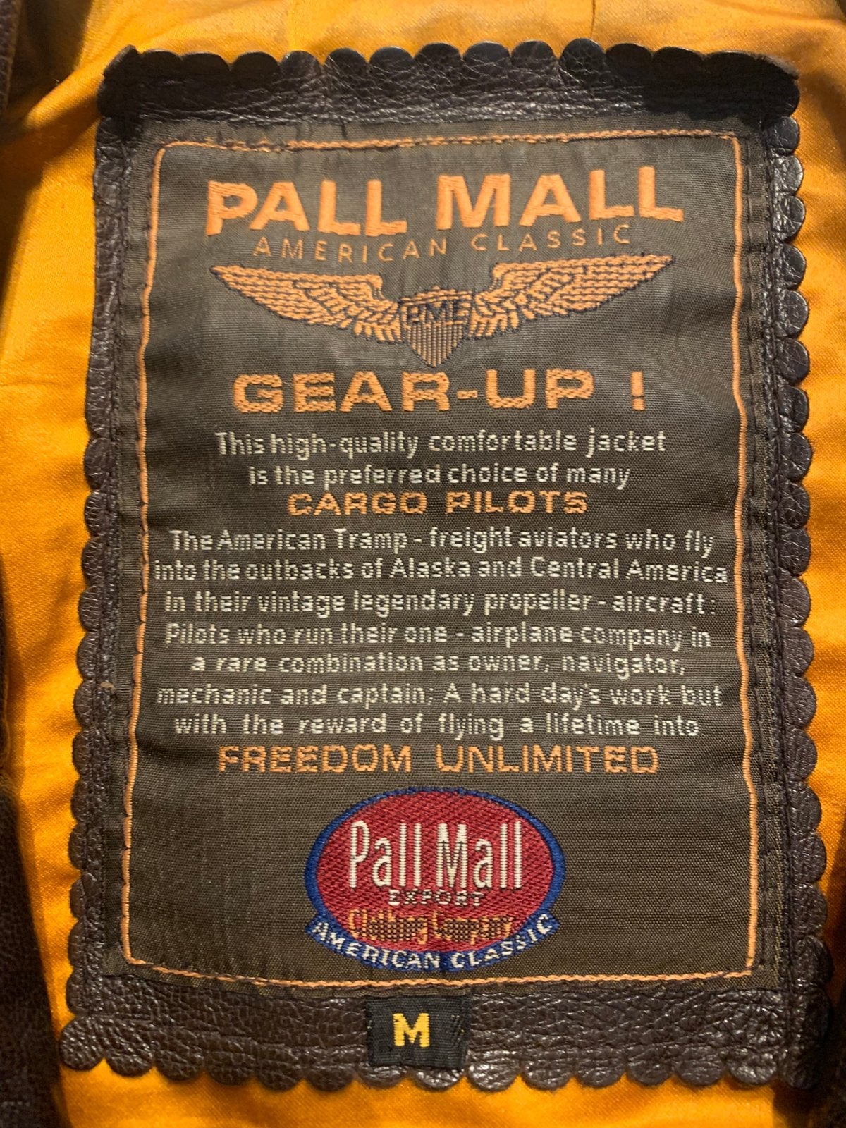 Pall mall echt lederen dames  piloten jas  M, Ophalen of Verzenden, Gedragen, Maat 48/50 (M), Bruin