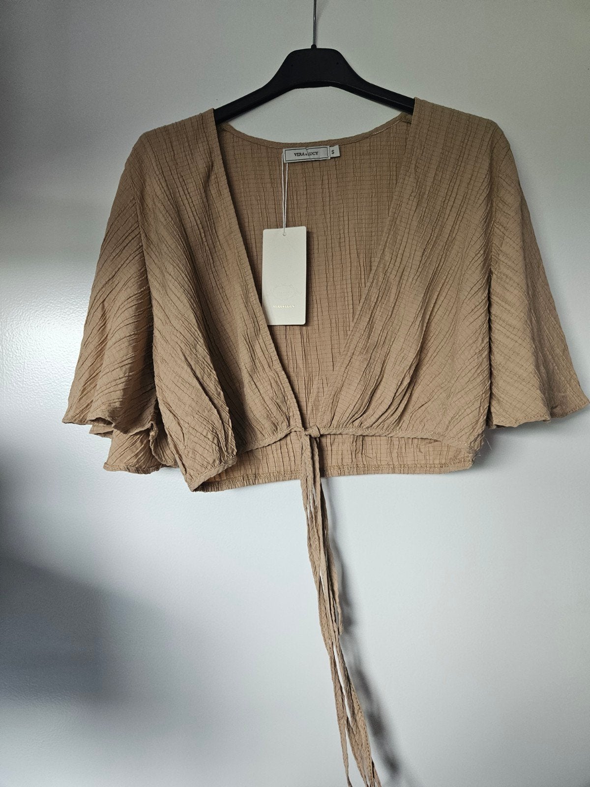 Vera & Lucy vest Maat S Nieuw met kaartje, Bruin, Onbekend, Nieuw, Ophalen of Verzenden