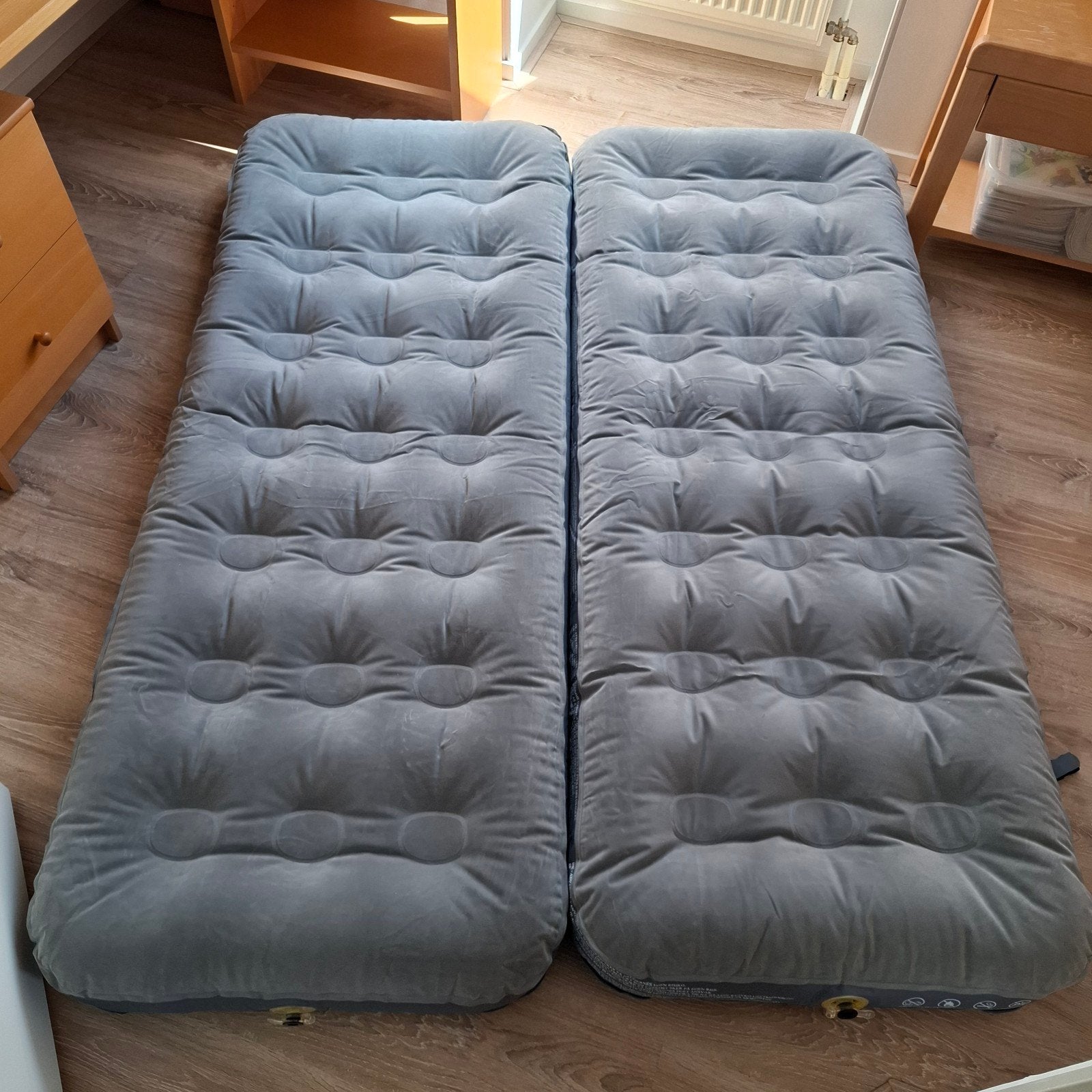 luchtbed dubbel Campingaz, Ophalen