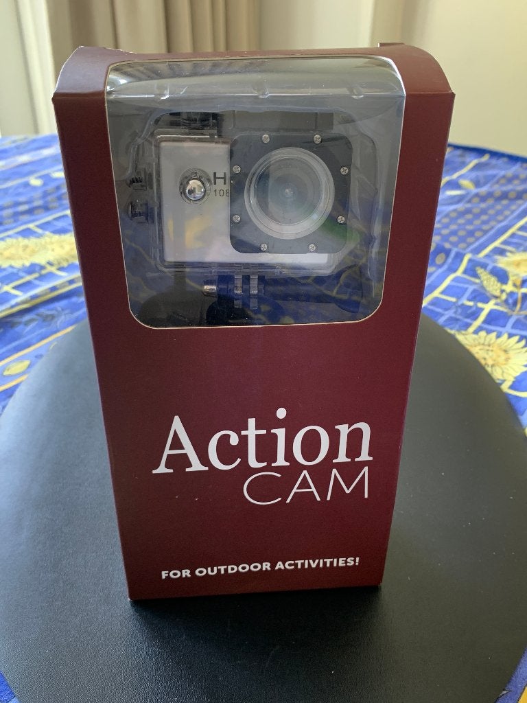 Full HD Action Cam 1080p + accessoire waterdichte behuizing, Ophalen of Verzenden, Zo goed als nieuw, Overige merken