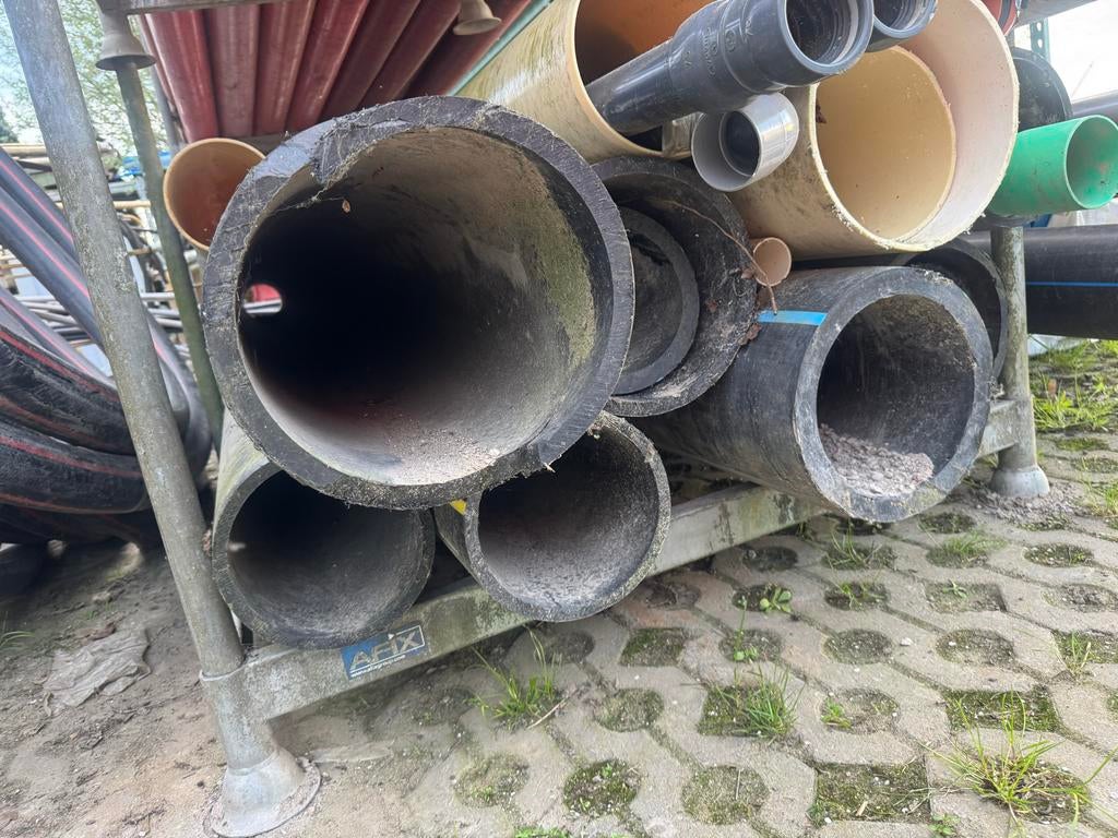 duiker duikers HDPE / PVC buizen 315 mm diverse lengtes, Gebruikt, Pvc, 6 meter of meer, Ophalen of Verzenden