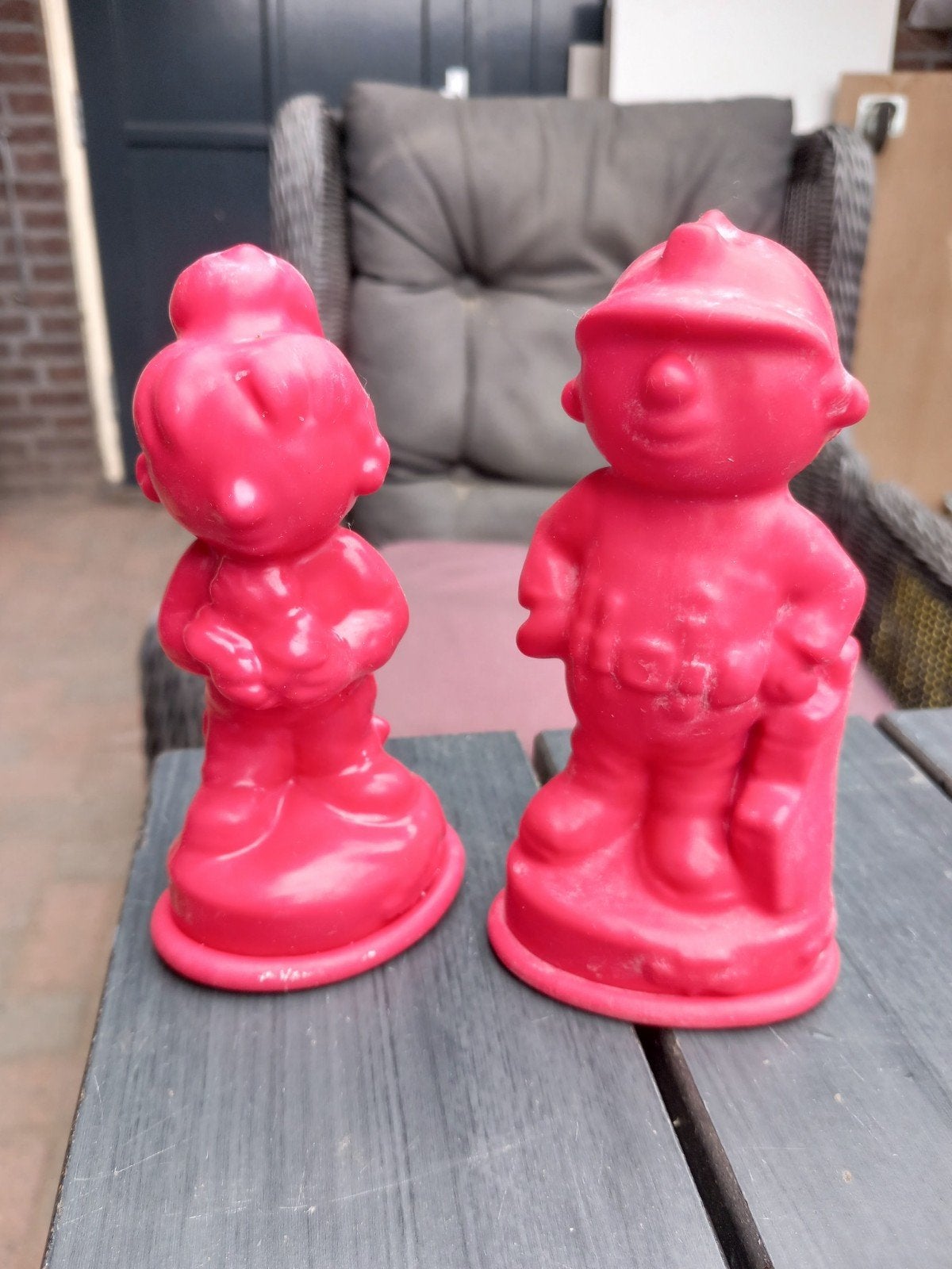 Gipsmallen Bob de Bouwer, Roze, Ophalen of Verzenden, Zo goed als nieuw, Kunststof