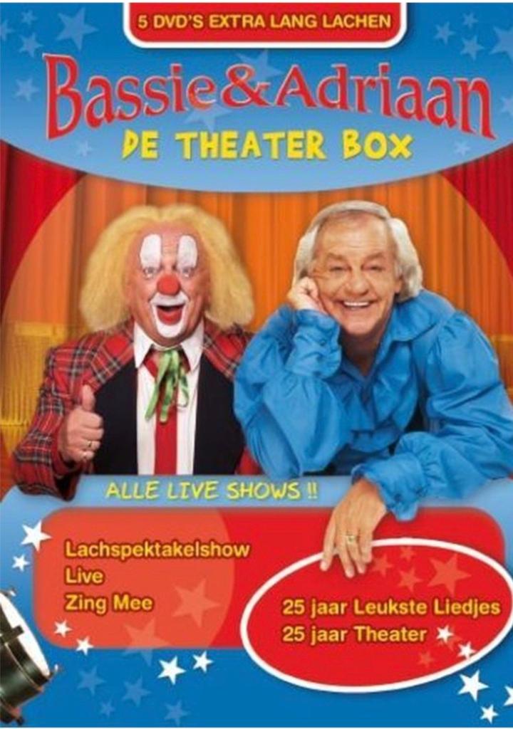 Bassie en adriaan de theater box, Cd's en Dvd's, Alle leeftijden, Ophalen of Verzenden