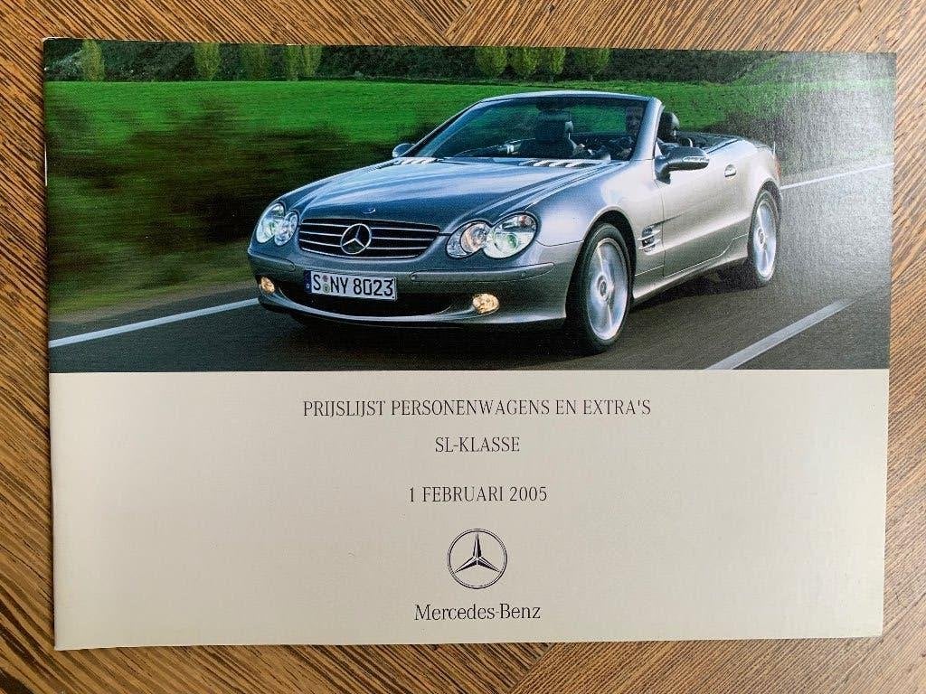 Prijslijst Mercedes-Benz SL-klasse R230 februari 2005, Nieuw, Mercedes-Benz, Mercedes, Ophalen of Verzenden