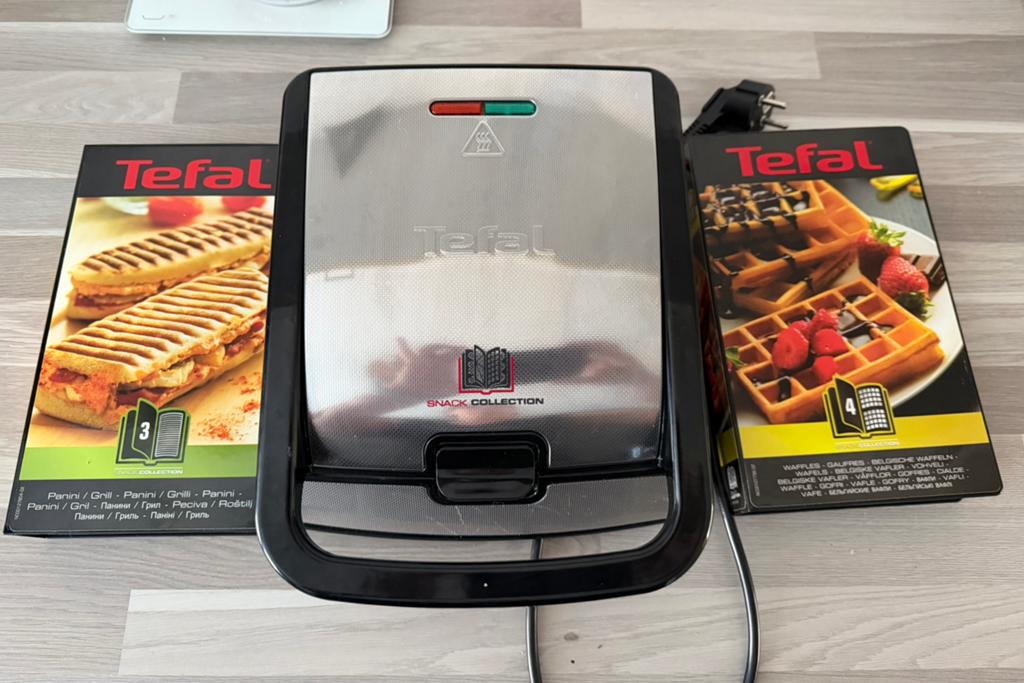Tefal SW852D multisnack collection met verwisselbare platen, Ophalen of Verzenden, Uitneembare platen, Gebruikt