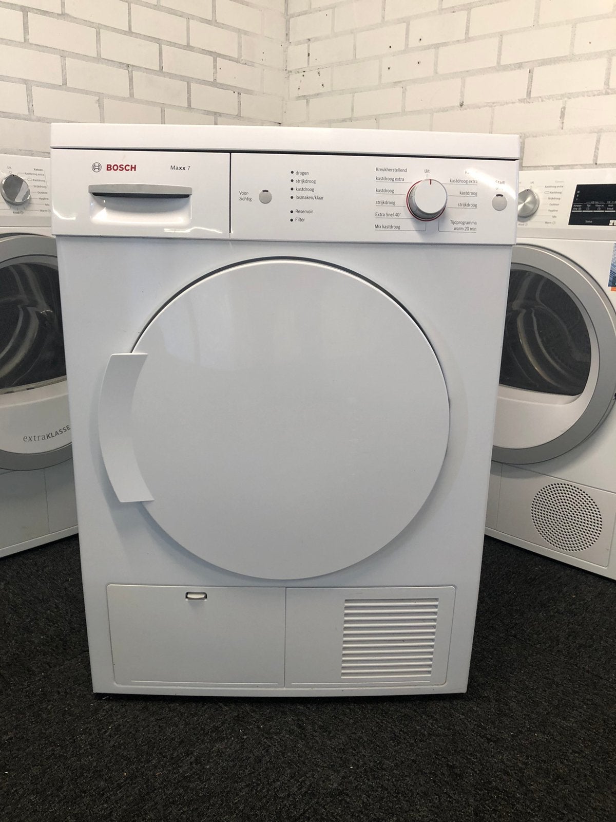 €179 Bosch Maxx7 condensdroger OOK WASMACHINES garantie, Ophalen, 6 tot 8 kg, Minder dan 85 cm, Zo goed als nieuw