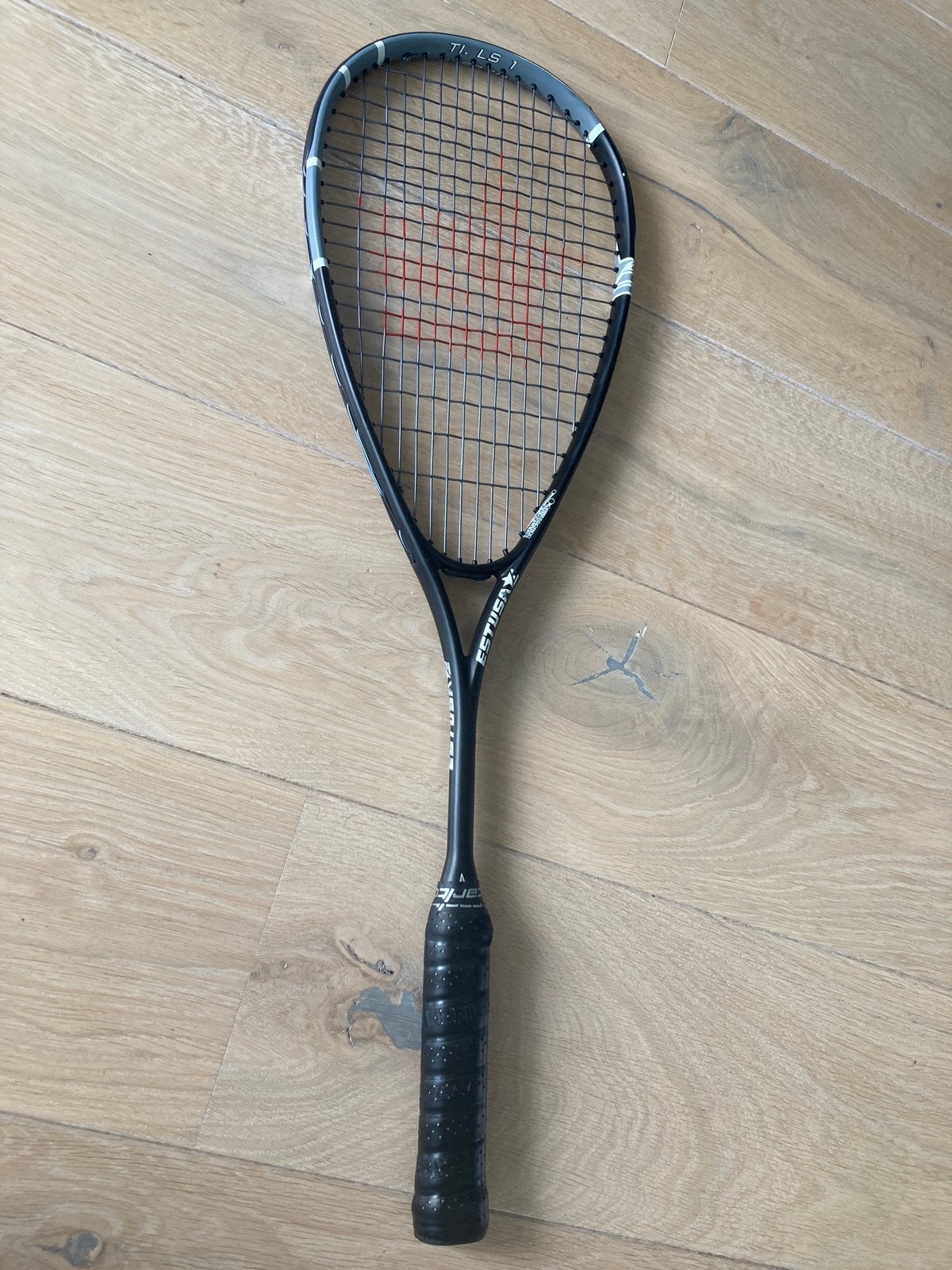 Squashracket Estusa, Ophalen, Gebruikt, Racket, Met hoes