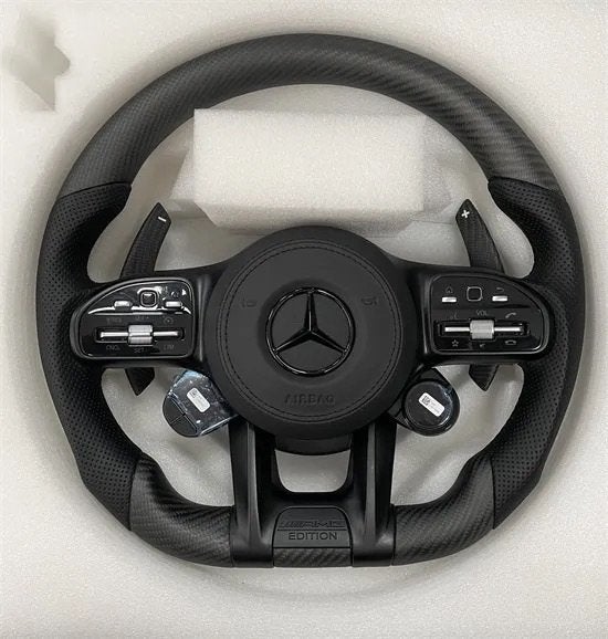 Mercedes sportief matte carbon stuur compleet AMG upgrade