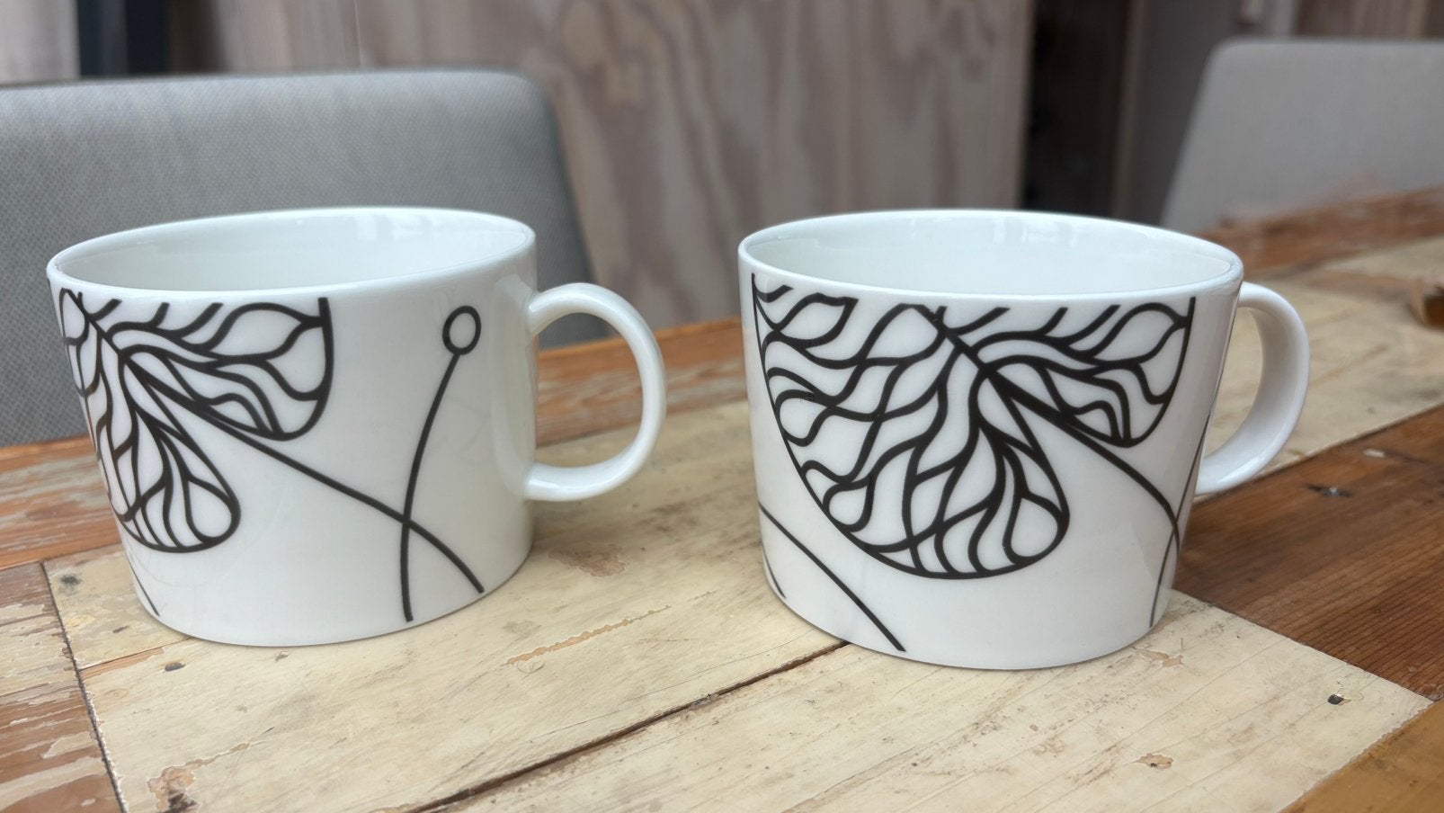 Set van 2 Iittala Marimekko BOTTNA mokken - Collectors item, Huis en Inrichting, Overige merken, Ophalen of Verzenden, Zo goed als nieuw