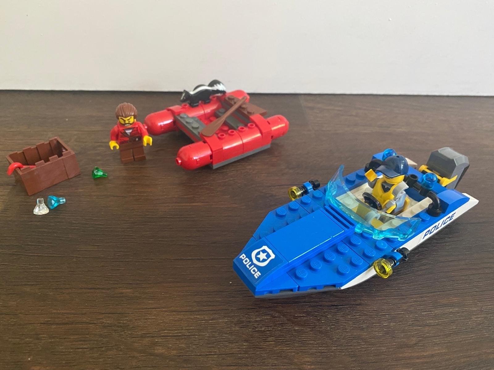 Lego City 60176 Wildwater Ontsnapping Politie Boot, Lego, Ophalen of Verzenden, Compleet, Complete set