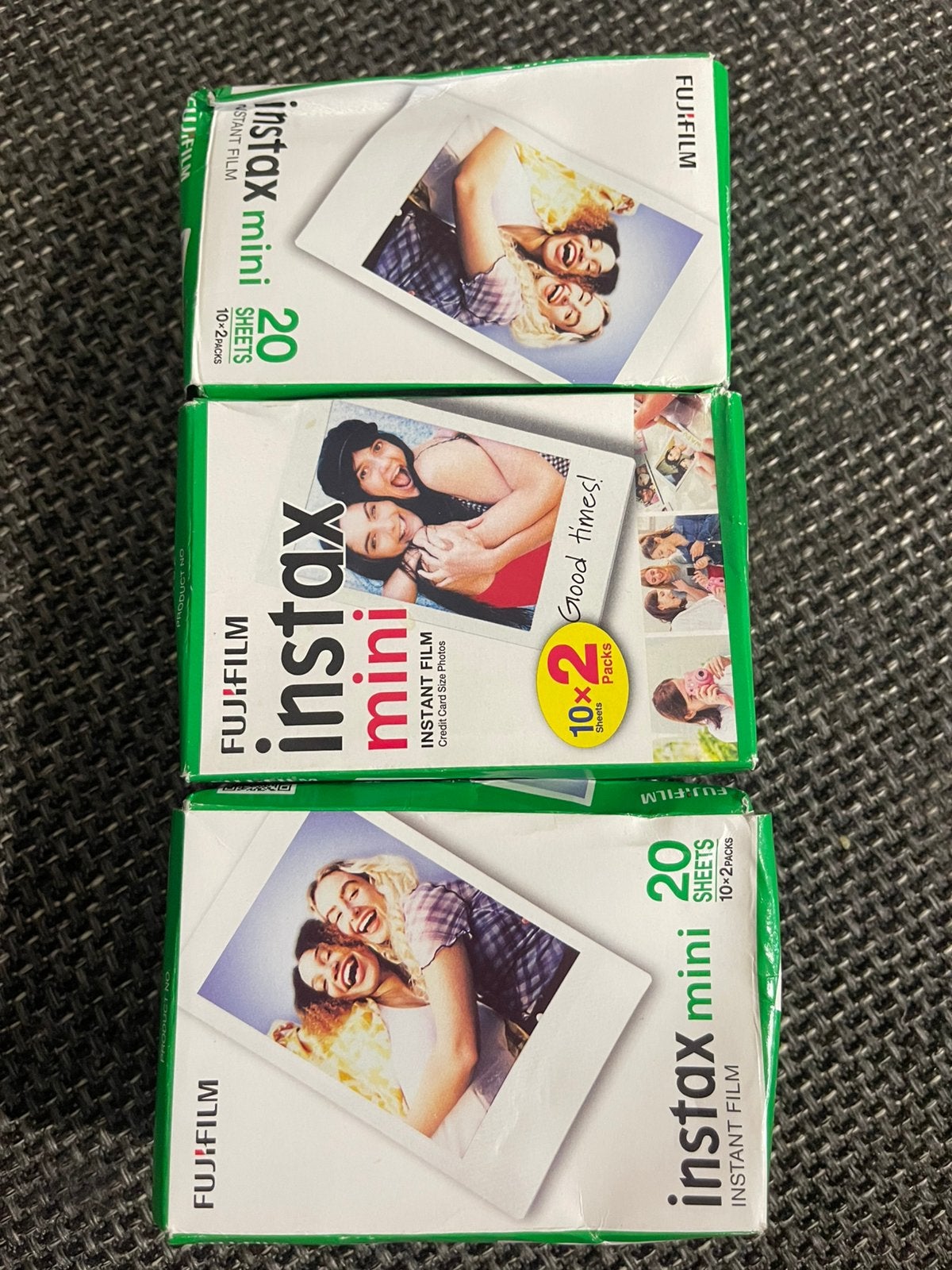 Instax mini film 3 stuks nieuw(3*20=60st), Verzenden, Nieuw