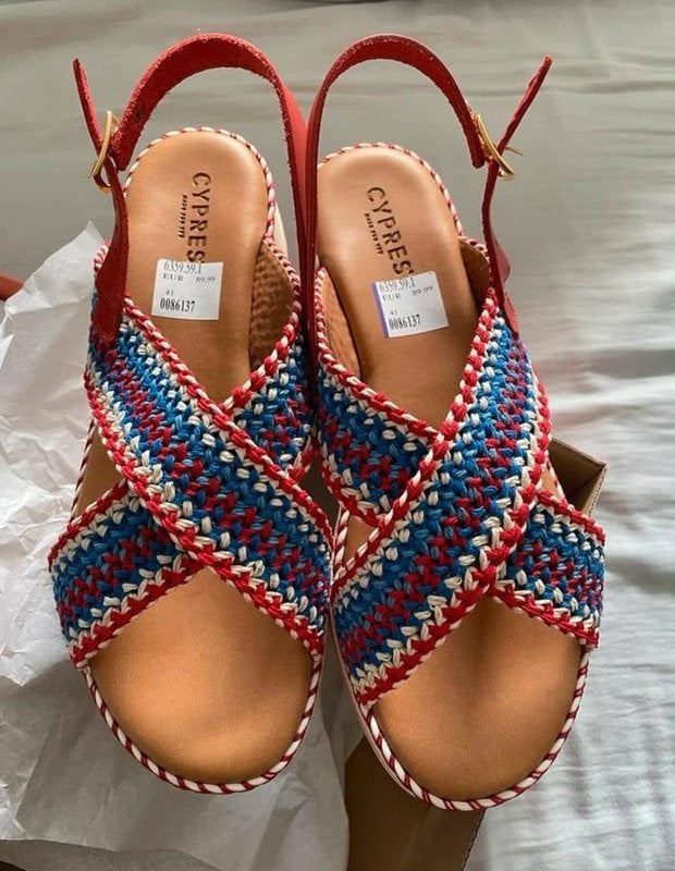 Damessandalen Cypres Ryela maat 41 NIEUW, Oranje, Cypres, Nieuw, Sandalen of Muiltjes