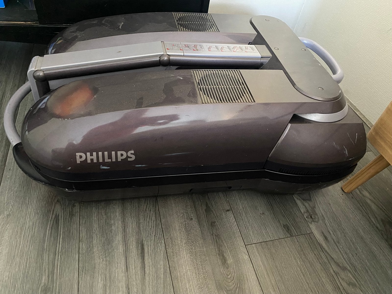 Phillips sun en relax mobile zonnebank, Witgoed en Apparatuur, Zonnebanken en Gezichtsbruiners, Ophalen, Gebruikt, Zonnebank enkelzijdig