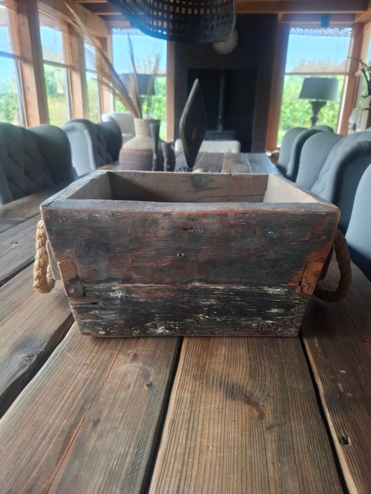 hoffz broodbak, Huis en Inrichting, Ophalen, Zo goed als nieuw, Rechthoekig, Hout