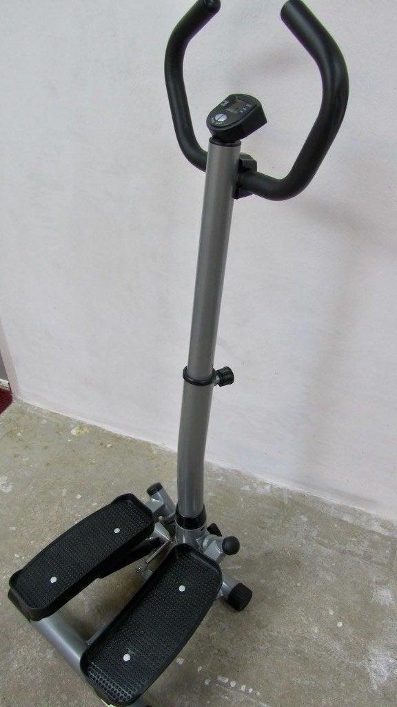 HOMCOM stepper met handvat, Ophalen, Zo goed als nieuw, Metaal, Benen
