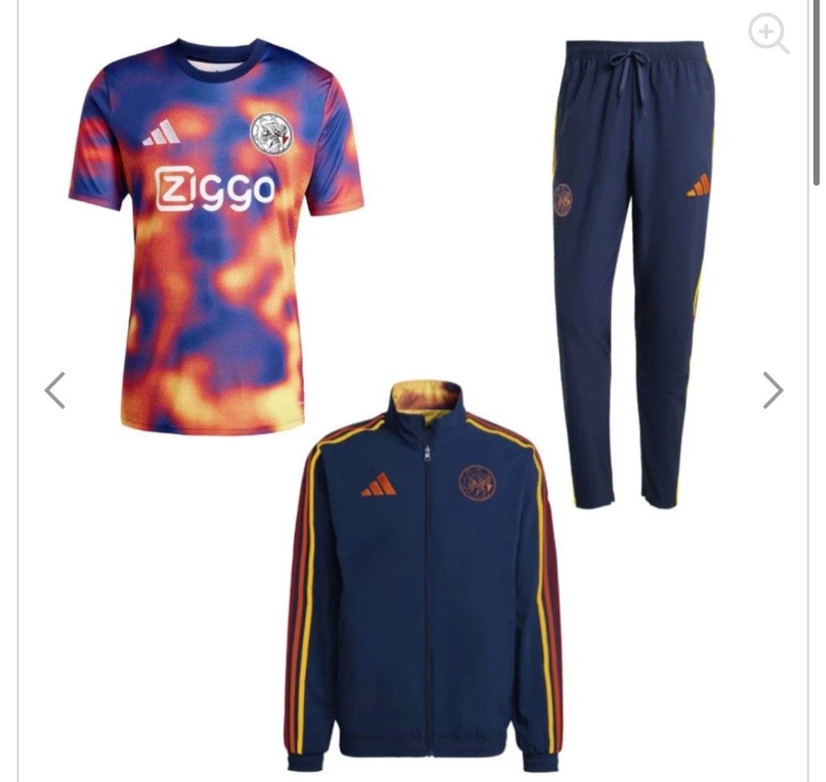 Ajax trainingspak XL - 3-delig 2025/2026, Meerkleurig, Maat 56/58 (XL), Ophalen of Verzenden, Zo goed als nieuw
