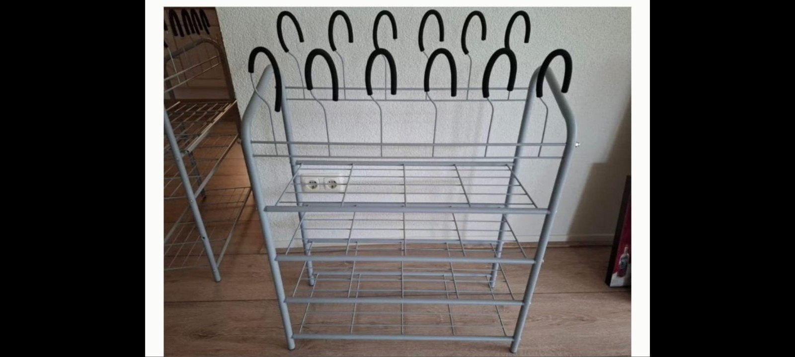 Schoenenrek met 3 niveaus en hangers, Ophalen of Verzenden, Gebruikt