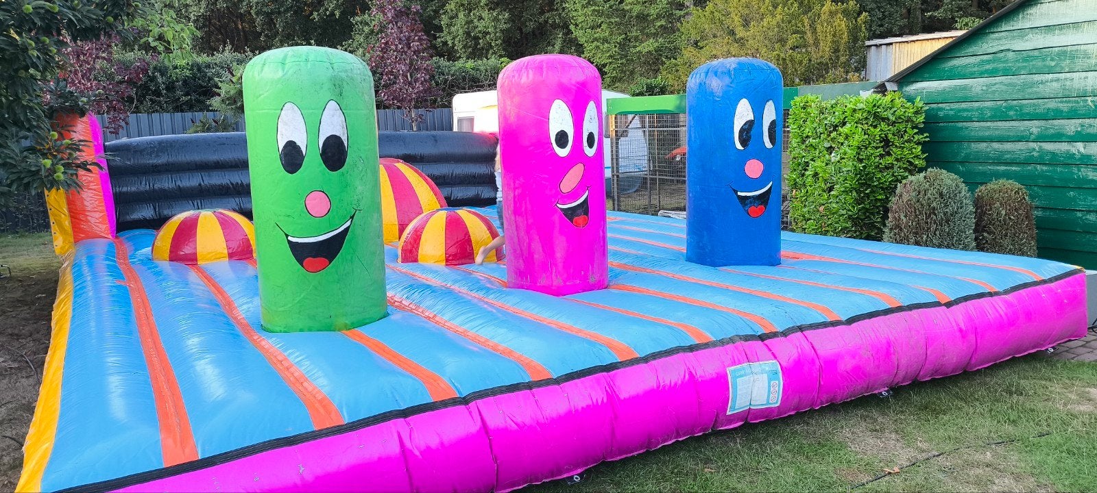 Opknapper springkussen 10x6m zonder blower, Ophalen, Gebruikt