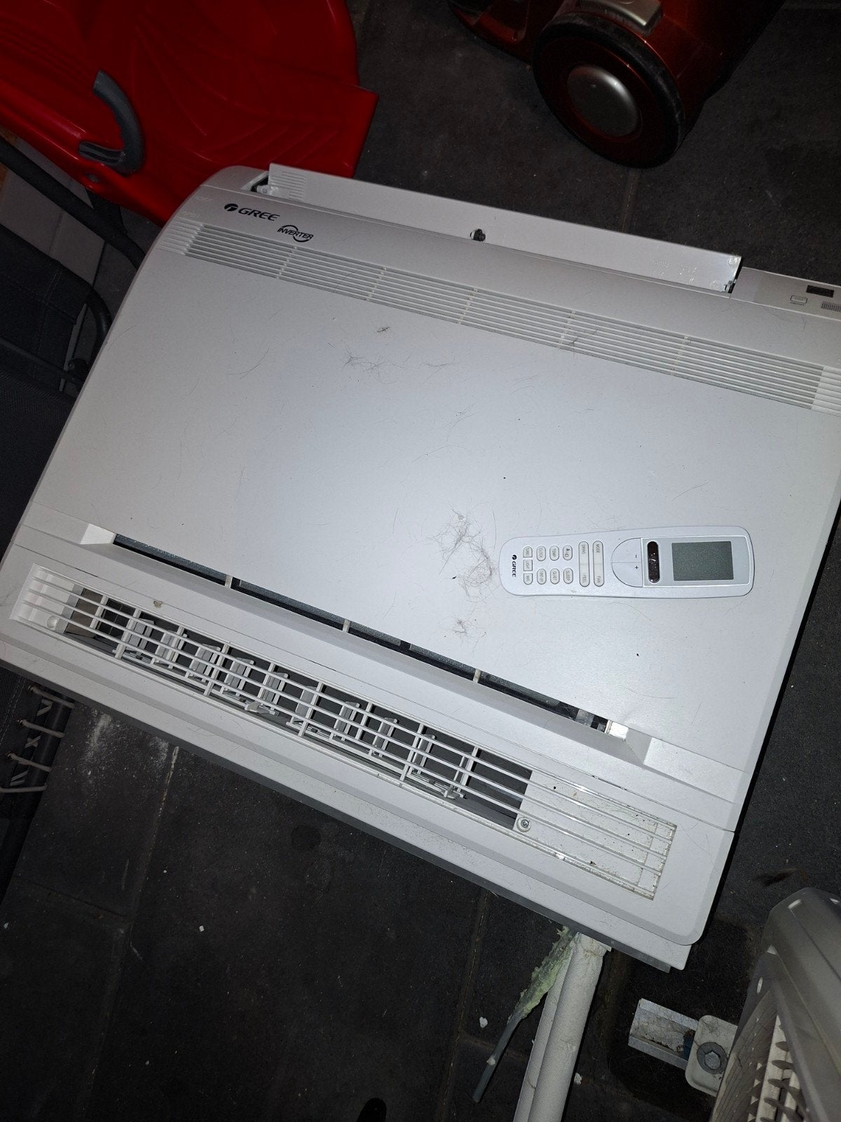 Gree airco met binnenunit en afstandsbediening, Ophalen, Minder dan 60 m³, 3 snelheden of meer, Afstandsbediening