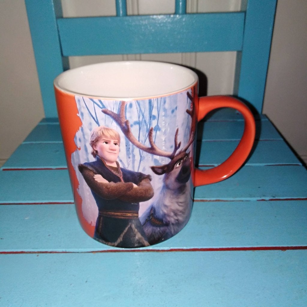 Disney mokken frozen 2 stuks, Ophalen, Overige figuren, Gebruikt, Servies