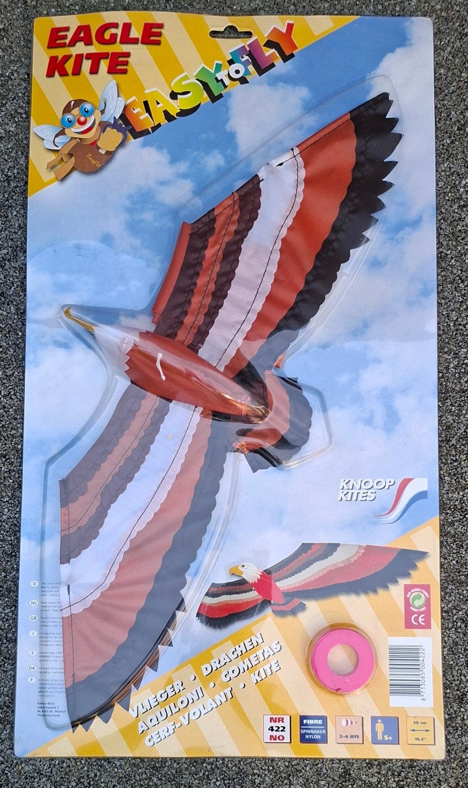 Knoop Kites Eagle vlieger, Ophalen of Verzenden, Nieuw, Eenlijns, Vlieger