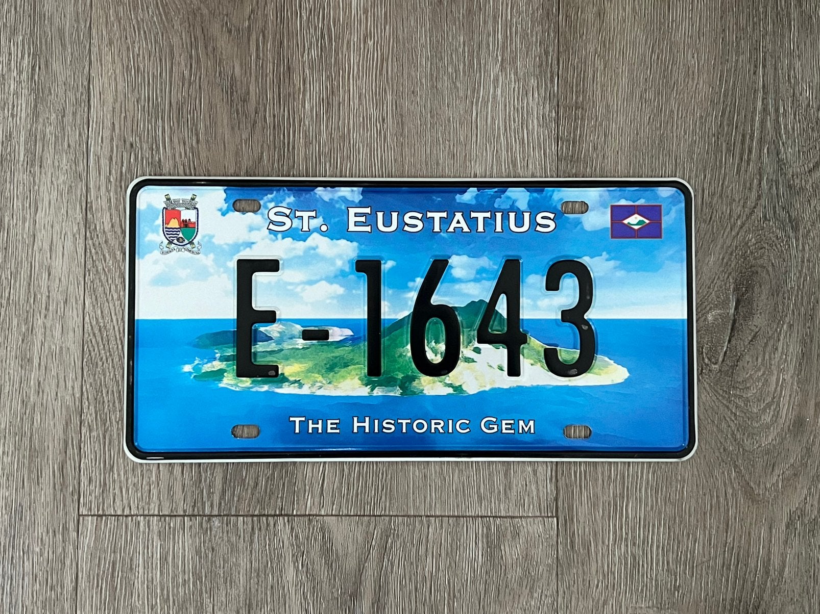 Kentekenplaat Sint Eustatius 2021, Ophalen of Verzenden, Zo goed als nieuw, Auto's